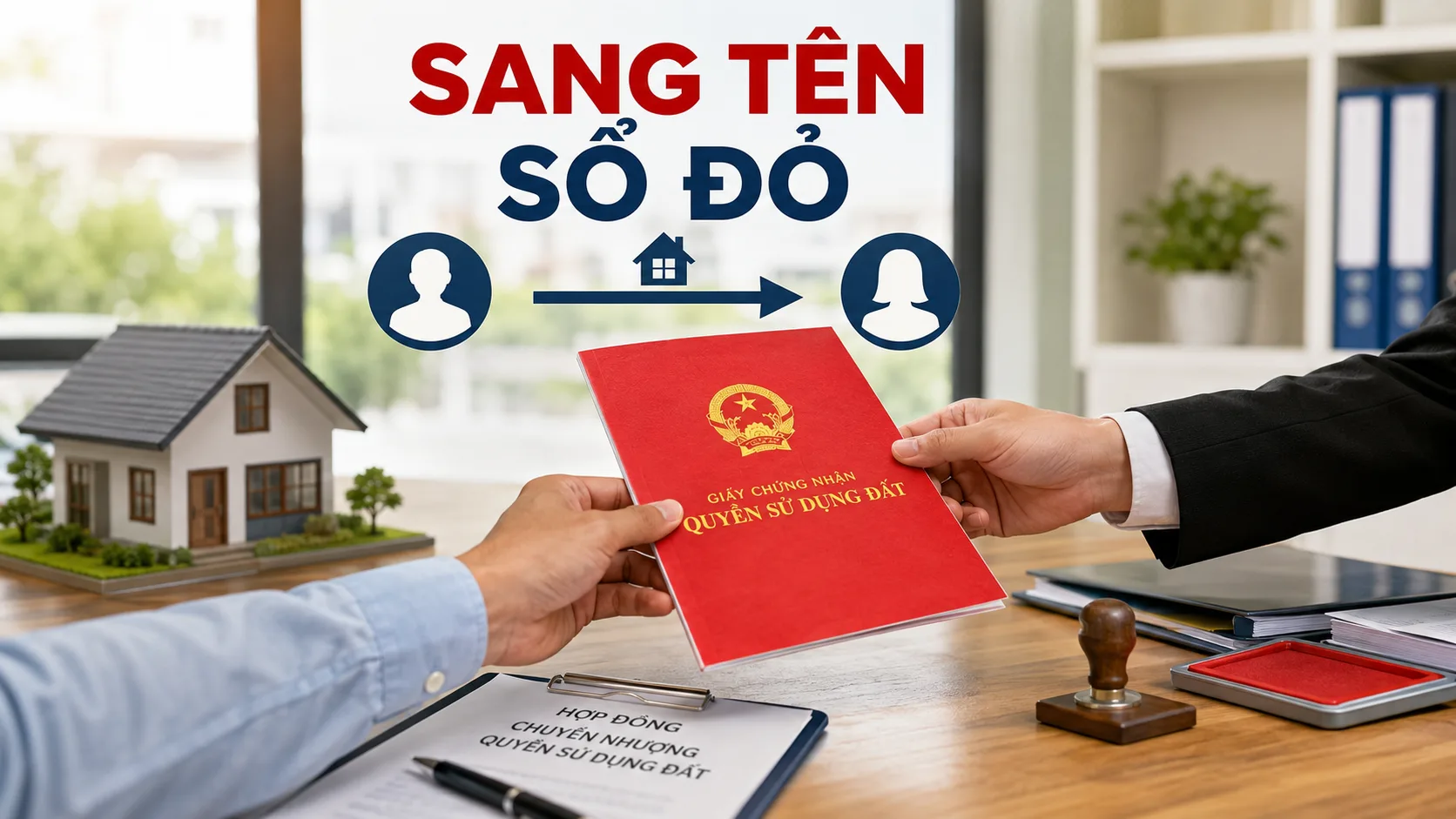 Hướng dẫn A-Z Sang tên Sổ đỏ: Thủ tục, Chi phí và Thời gian